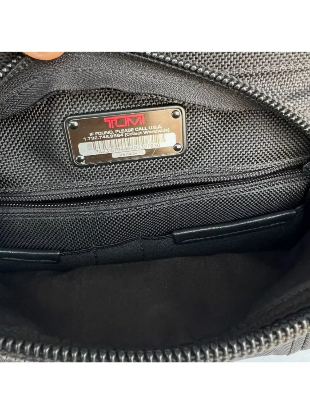 Tumi Alpha Black Expandable Organizer Laptop Briefcase With Multiple Compartment